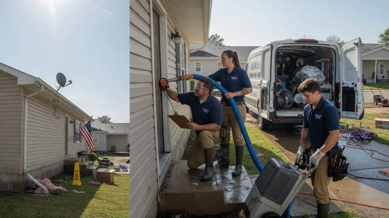 Ceiling Water Damage Restoration in Hiawatha, IA near me